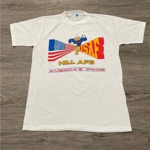 Vintage United States Hill Air Force Base Shirt, Made in USA, America’s Pride